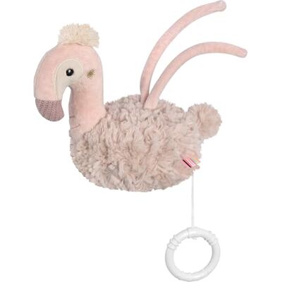 Fehn Flamingo Muzikale Pluche, Knuffel en Slaaphulp, Opwindmechanisme, Zachte en Kalmerende Melodie Weißt Du Wieviel Sternlein Stehen, voor baby's en peuters vanaf 0 maanden Fehn Flamingo Muzikale Pluche, Knuffel en Slaaphulp, Opwindmechanisme, Zachte en Kalmerende Melodie Weißt Du Wieviel Sternlein Stehen, voor baby's en peuters vanaf 0 maanden