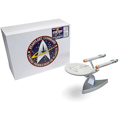 Corgi CC96610 Star Trek, USS Enterprise NCC-1701 (Originele serie), tv-film USS Enterprise NCC-1701 (de originele serie), ruimtevaartuigmodel, verzamelspeelgoed voor volwassenen en kinderen Corgi CC96610 Star Trek, USS Enterprise NCC-1701 (Originele serie), tv-film USS Enterprise NCC-1701 (de originele serie), ruimtevaartuigmodel, verzamelspeelgoed voor volwassenen en kinderen