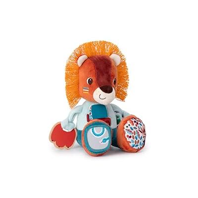 LILLIPUTIENS Jack de leeuw interactieve rammelaar voor baby's met spiegel, bel en papiergeluid, stimuleert de zintuigen, motoriek en fantasie 9 maanden + LILLIPUTIENS Jack de leeuw interactieve rammelaar voor baby's met spiegel, bel en papiergeluid, stimuleert de zintuigen, motoriek en fantasie 9 maanden +
