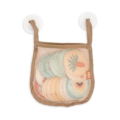 Jollein Jeu de bain Memory, Kangaroots, pièces memory flottantes en mousse, pour baignoire et douche, inclut un filet avec ventouses pour le rangement, jouet de bain pour bébés et tout-petits Jollein Jeu de bain Memory, Kangaroots, pièces memory flottantes en mousse, pour baignoire et douche, inclut un filet avec ventouses pour le rangement, jouet de bain pour bébés et tout-petits