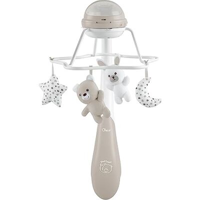 Chicco 3-in-1 schaalbare regenboogwiegmobiel met afstandsbediening, natuurgeluiden en klassieke muziek, plafondprojector, 2 projectiemodi, compatibel met Next2me mini-wieg, beige Chicco 3-in-1 schaalbare regenboogwiegmobiel met afstandsbediening, natuurgeluiden en klassieke muziek, plafondprojector, 2 projectiemodi, compatibel met Next2me mini-wieg, beige