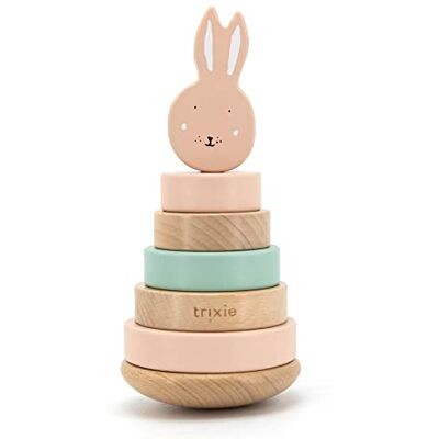Trixie Stapeltoren van FSC-gecertificeerd hout Speelgoed voor motoriek vanaf 1 jaar Mrs. Rabbit (konijn) Trixie Stapeltoren van FSC-gecertificeerd hout Speelgoed voor motoriek vanaf 1 jaar Mrs. Rabbit (konijn)