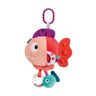 Ravensburger -Play + Pluchen Pop-it Piranha rood vanaf de geboorte Franse versie 34015 Ravensburger -Play + Pluchen Pop-it Piranha rood vanaf de geboorte Franse versie 34015