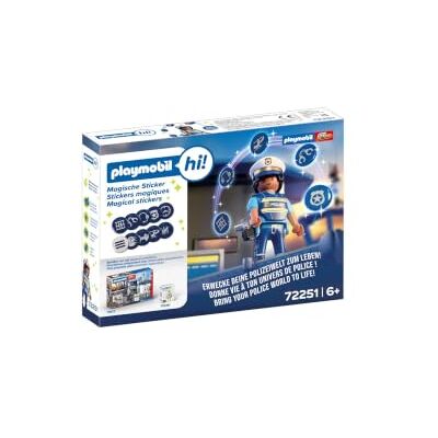 Playmobil Hi! City Action 72251 Sticker magique Police Jouet éducatif interactif à partir de 6 ans Jouable uniquement avec 72248 et 71873 Playmobil Hi! City Action 72251 Sticker magique Police Jouet éducatif interactif à partir de 6 ans Jouable uniquement avec 72248 et 71873