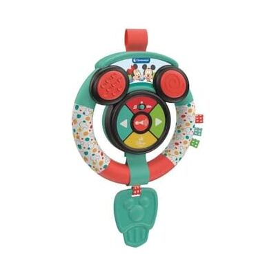Clementoni Disney 17557 Baby Zacht Stuurwiel voor Kinderen 6 Maanden, met Geluiden en Lichten, Educatief Educatief Spel, Stimuleert Manualiteit en Cognitieve Ontwikkeling, 17557 Clementoni Disney 17557 Baby Zacht Stuurwiel voor Kinderen 6 Maanden, met Geluiden en Lichten, Educatief Educatief Spel, Stimuleert Manualiteit en Cognitieve Ontwikkeling, 17557