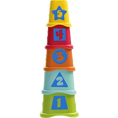 Chicco 2 in 1 Stapelbekers Chicco 2 in 1 Stapelbekers
