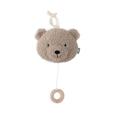 Jollein Teddy Bear Muziekdoos voor baby's, olijfgroen, muziekhanger, stof, voor meisjes en jongens, muziekspeelgoed voor baby's, knuffeldier met muziek Jollein Teddy Bear Muziekdoos voor baby's, olijfgroen, muziekhanger, stof, voor meisjes en jongens, muziekspeelgoed voor baby's, knuffeldier met muziek