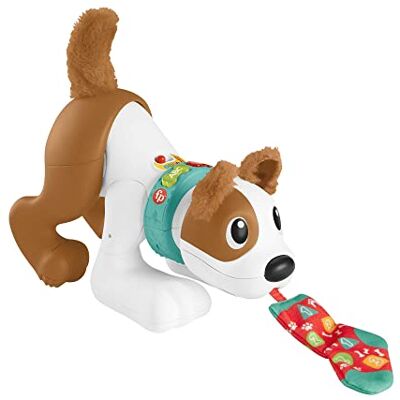 Fisher-Price Gatea puppy en speel met mij, educatief speelgoed met geluid en bewegingen voor baby's vanaf 6 maanden, Spaanse versie (HGY57) Fisher-Price Gatea puppy en speel met mij, educatief speelgoed met geluid en bewegingen voor baby's vanaf 6 maanden, Spaanse versie (HGY57)