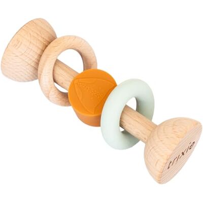 Trixie Houten en siliconen rammelaar Mr. Fox Trixie Houten en siliconen rammelaar Mr. Fox