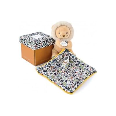DOUDOU ET COMPAGNIE – PARIS – Doudou et Compagnie BOH'AIME Pantin leeuw met knuffeldier doos in bloemvorm beige cadeau-idee voor geboorte meisjes en jongens garantie verloren knuffeldier DC4018 DOUDOU ET COMPAGNIE – PARIS – Doudou et Compagnie BOH'AIME Pantin leeuw met knuffeldier doos in bloemvorm beige cadeau-idee voor geboorte meisjes en jongens garantie verloren knuffeldier DC4018