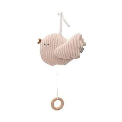 Jollein Muziekdoos voor baby's, Lovely Birds, muziekhanger, stof, voor meisjes en jongens, muziekspeelgoed voor baby's Jollein Muziekdoos voor baby's, Lovely Birds, muziekhanger, stof, voor meisjes en jongens, muziekspeelgoed voor baby's