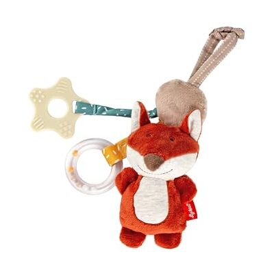 Sigikid 43169 Actief babyspeelgoed met vos-hanger, rood Sigikid 43169 Actief babyspeelgoed met vos-hanger, rood
