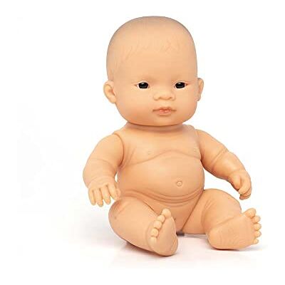Miniland Babypop van zeer lichte huid, 21 cm, om je voor te stellen en te Realistisch anatomisch design, compatibel met Dolls, bevordert de emotionele ontwikkeling vanaf 10 maanden Miniland Babypop van zeer lichte huid, 21 cm, om je voor te stellen en te Realistisch anatomisch design, compatibel met Dolls, bevordert de emotionele ontwikkeling vanaf 10 maanden