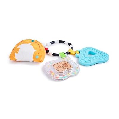 Hape Draagbaar sensorisch speelgoed voor baby's, rammelaar en pluche om op te hangen aan kinderwagen, 0 maanden kinderspel Hape Draagbaar sensorisch speelgoed voor baby's, rammelaar en pluche om op te hangen aan kinderwagen, 0 maanden kinderspel