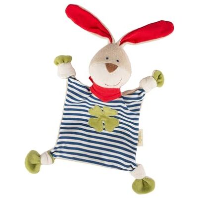 Sigikid 40504, meisje en jongen, knuffeldier konijn, biologisch katoen, rood/blauw/groen, 'Organic Collection' Sigikid 40504, meisje en jongen, knuffeldier konijn, biologisch katoen, rood/blauw/groen, 'Organic Collection'