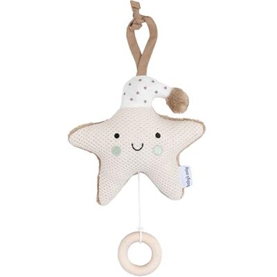 BO BABY'S ONLY Baby's Only Muziekdoos Star Heaven – muzikaal knuffeldier – voor meisjes en jongens – zacht pluche – clay/warm linnen – 16 x 14 cm BO BABY'S ONLY Baby's Only Muziekdoos Star Heaven – muzikaal knuffeldier – voor meisjes en jongens – zacht pluche – clay/warm linnen – 16 x 14 cm
