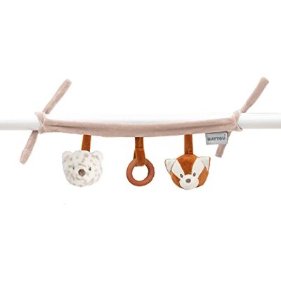 Nattou Kinderwagenketting, 620161, beige Nattou Kinderwagenketting, 620161, beige