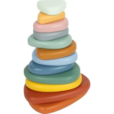 small foot Montessori balancing stones gemaakt van FSC® 100% gecertificeerd hout, 12 stapelstenen, educatief speelgoed om motorvaardigheden, balans en mindfulness vanaf 1 jaar te promoten, 12759 small foot Montessori balancing stones gemaakt van FSC® 100% gecertificeerd hout, 12 stapelstenen, educatief speelgoed om motorvaardigheden, balans en mindfulness vanaf 1 jaar te promoten, 12759