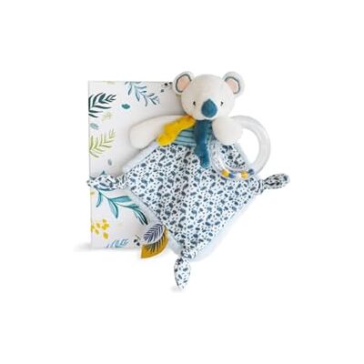 DOUDOU ET COMPAGNIE – PARIS – Doudou et Compagnie DC3666 knuffeldier Koala met rammelaar, 22 cm, blauw DOUDOU ET COMPAGNIE – PARIS – Doudou et Compagnie DC3666 knuffeldier Koala met rammelaar, 22 cm, blauw