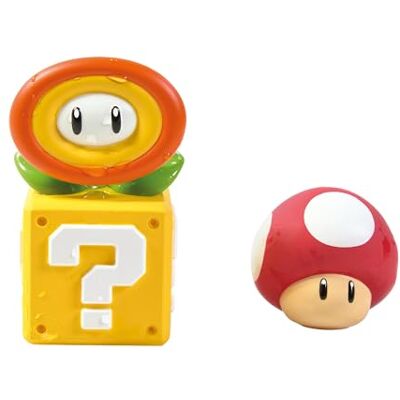 TOMY Super Mario Squirters Super champignon + fleur de feu TOMY Super Mario Squirters Super champignon + fleur de feu