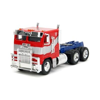 Jada Toys Transformers T7 Optimus Prime Truck 1:32 Rood Jada Toys Transformers T7 Optimus Prime Truck 1:32 Rood