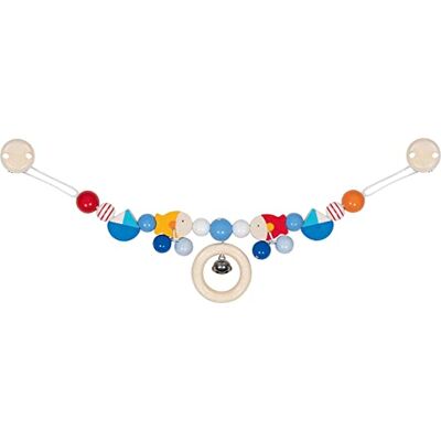 Goki 65263 Ketting voor kinderwagen, boot, vis Goki 65263 Ketting voor kinderwagen, boot, vis