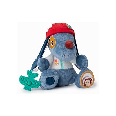 LILLIPUTIENS Jules The Dog Activiteitenknuffel, interactieve rammelaar voor baby's met spiegel, bijtring van siliconen, klank en papiergeluid, vanaf 9 maanden LILLIPUTIENS Jules The Dog Activiteitenknuffel, interactieve rammelaar voor baby's met spiegel, bijtring van siliconen, klank en papiergeluid, vanaf 9 maanden