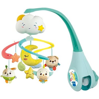 Clementoni 17710 Sweet Cloud babybedmobiel speelgoed voor wieg en geluidsmachine, mobiel voor wieg, speelgoed voor peuters, speelgoed voor kinderen, speelgoed voor pasgeborenen Clementoni 17710 Sweet Cloud babybedmobiel speelgoed voor wieg en geluidsmachine, mobiel voor wieg, speelgoed voor peuters, speelgoed voor kinderen, speelgoed voor pasgeborenen