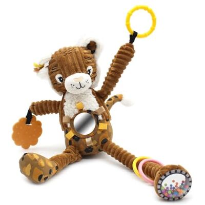 Les Déglingos LES DEGLINGOS Nomade Speculos de tijger activiteitenknuffel oker kruipspeelgoed voor baby's cadeau-idee vanaf de geboorte 36 cm Les Déglingos LES DEGLINGOS Nomade Speculos de tijger activiteitenknuffel oker kruipspeelgoed voor baby's cadeau-idee vanaf de geboorte 36 cm