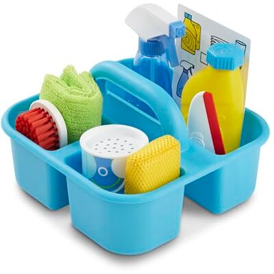Melissa & Doug Set van 3 schoonmaakdozen, cadeau voor jongens of meisjes Melissa & Doug Set van 3 schoonmaakdozen, cadeau voor jongens of meisjes
