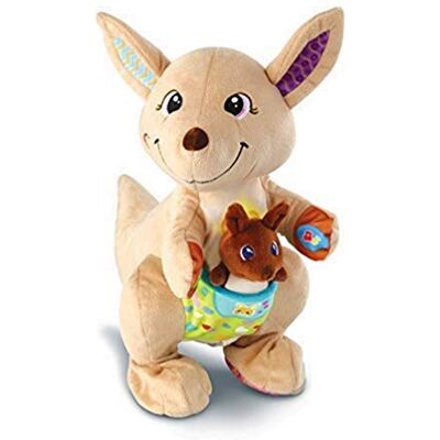 VTech Baby VTech Mama Kangou-Love en haar baby, interactief pluche dier voor baby's Franse versie VTech Baby VTech Mama Kangou-Love en haar baby, interactief pluche dier voor baby's Franse versie