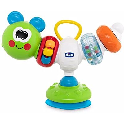 Chicco Kinderstoel Phill la Chenille, elektronisch spel met zuignap voor kinderstoel, met geluiden, melodieën en handmatige activiteiten, batterijen inbegrepen, meerkleurig, 6-36 maanden Chicco Kinderstoel Phill la Chenille, elektronisch spel met zuignap voor kinderstoel, met geluiden, melodieën en handmatige activiteiten, batterijen inbegrepen, meerkleurig, 6-36 maanden