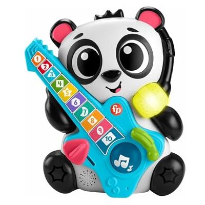 Fisher-Price Link Squad Jam & Count Panda HYK93 educatief speelgoed voor baby's en peuters met muziek en interactieve lichten voor jongens en meisjes vanaf 9 maanden Fisher-Price Link Squad Jam & Count Panda HYK93 educatief speelgoed voor baby's en peuters met muziek en interactieve lichten voor jongens en meisjes vanaf 9 maanden