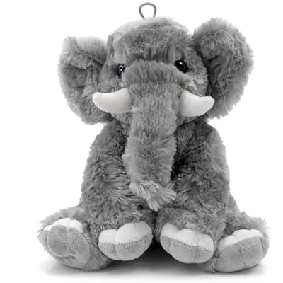 com-four ® Pluche olifant 26 cm zacht speelgoed van 100% polyester pluizig knuffeldier cadeau-idee en decoratie (grijs olifant) com-four ® Pluche olifant 26 cm zacht speelgoed van 100% polyester pluizig knuffeldier cadeau-idee en decoratie (grijs olifant)