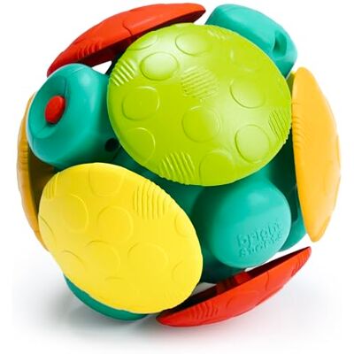 Bright Starts Activiteitsbal met pompon, vanaf 3 maanden Bright Starts Activiteitsbal met pompon, vanaf 3 maanden