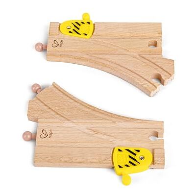 Hape Set van 2 mechanische Y-rails van hout Hape Set van 2 mechanische Y-rails van hout