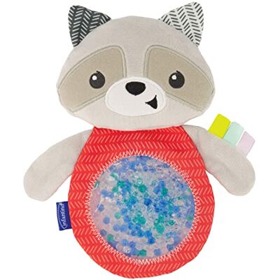 INFANTINO Mijn sensorische wasbeer knuffeldier INFANTINO Mijn sensorische wasbeer knuffeldier