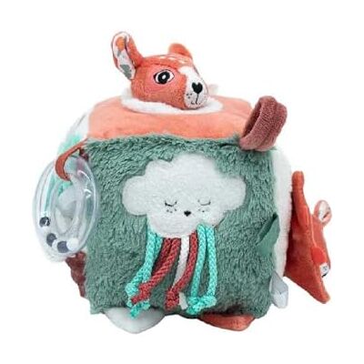 Les Déglingos LES DEGLINGOS Melimelos de hert activiteitenkubus van stof Geluid en tactiel ontwaken speelgoed voor baby's Ontwikkelingsspeelgoed Geboortecadeau 12 cm Terracotta Les Déglingos LES DEGLINGOS Melimelos de hert activiteitenkubus van stof Geluid en tactiel ontwaken speelgoed voor baby's Ontwikkelingsspeelgoed Geboortecadeau 12 cm Terracotta