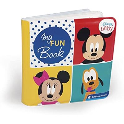 Clementoni 17720 Disney Baby My Fun Book babyboek, kinderspel, 6 maanden, waterdicht notitieboek, ideaal voor bad, 100% machinewasbaar Clementoni 17720 Disney Baby My Fun Book babyboek, kinderspel, 6 maanden, waterdicht notitieboek, ideaal voor bad, 100% machinewasbaar