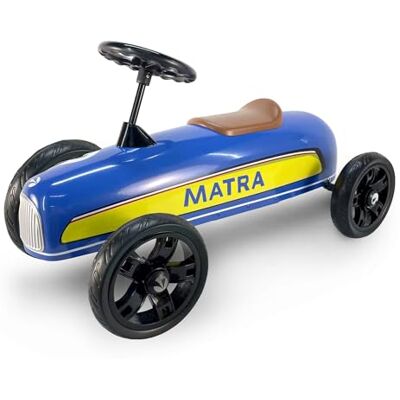TURBO CHALLENGE Retro Matra loopwagen Vintage 119363 Vrijwielen Blauw Max 30 kg Metaal Officiële licentie Speelgoed voor kinderen Cadeau Verjaardag Decoratie Vanaf 18 maanden TURBO CHALLENGE Retro Matra loopwagen Vintage 119363 Vrijwielen Blauw Max 30 kg Metaal Officiële licentie Speelgoed voor kinderen Cadeau Verjaardag Decoratie Vanaf 18 maanden