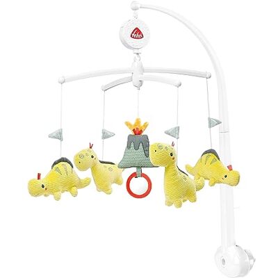 Fehn Happy Dino muziekmobiel muziekspeelgoed voor baby's met schattige dieren melodie "Brahms wiegenliedje" mobiel muziekspeelgoed voor baby's van 0 tot 5 maanden Fehn Happy Dino muziekmobiel muziekspeelgoed voor baby's met schattige dieren melodie "Brahms wiegenliedje" mobiel muziekspeelgoed voor baby's van 0 tot 5 maanden