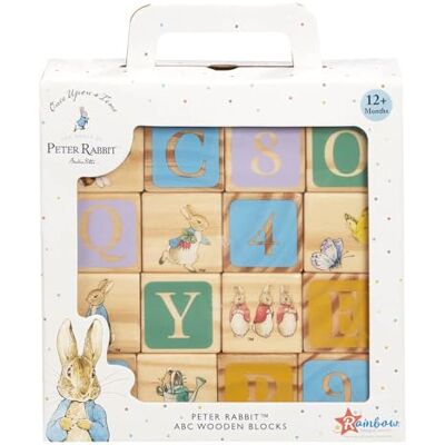 Rainbow Designs Officiële Peter Rabbit houten bouwstenen Speelgoed voor vroege ontwikkelingsactiviteiten voor peuters Beatrix Potter stapelstenen Rainbow Designs Officiële Peter Rabbit houten bouwstenen Speelgoed voor vroege ontwikkelingsactiviteiten voor peuters Beatrix Potter stapelstenen