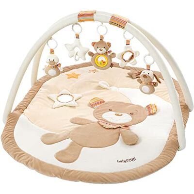 Fehn 3D Regenboogspeelboog, activiteitendeken, babyspeelmat met 5 afneembare speeltjes om vast te pakken, speelmat voor baby's en kinderen vanaf 0 maanden, kruipdeken als cadeau Fehn 3D Regenboogspeelboog, activiteitendeken, babyspeelmat met 5 afneembare speeltjes om vast te pakken, speelmat voor baby's en kinderen vanaf 0 maanden, kruipdeken als cadeau