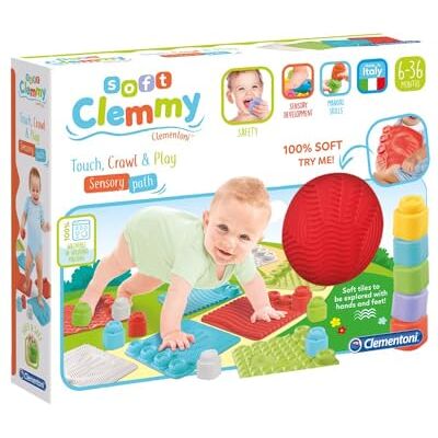 Clementoni 17352 Zachte Clemmy Clemmy Sensory Mats Babytapijt Eerste Jaar Bouwstenen Made In Italy, 10 Maanden en Up Clementoni 17352 Zachte Clemmy Clemmy Sensory Mats Babytapijt Eerste Jaar Bouwstenen Made In Italy, 10 Maanden en Up