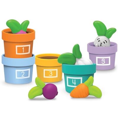 Learning Resources Verstoppen in de moestuin, leeftijd 18 maanden, educatief speelgoed voor peuters, duurzaam speelgoed Learning Resources Verstoppen in de moestuin, leeftijd 18 maanden, educatief speelgoed voor peuters, duurzaam speelgoed