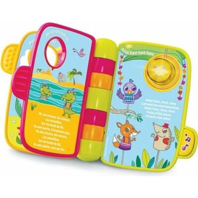 VTech P'tit Betoverd Boek – Mijn eerste kinderrijmpjes, sprekend en muzikaal kinderboek vanaf 6 maanden – inhoud in het Frans VTech P'tit Betoverd Boek – Mijn eerste kinderrijmpjes, sprekend en muzikaal kinderboek vanaf 6 maanden – inhoud in het Frans