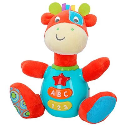 winfun – Pluche dier voor baby's, spreekt in het Spaans en verspreidt lichten in de kleuren ColorBaby 85178 giraf winfun – Pluche dier voor baby's, spreekt in het Spaans en verspreidt lichten in de kleuren ColorBaby 85178 giraf