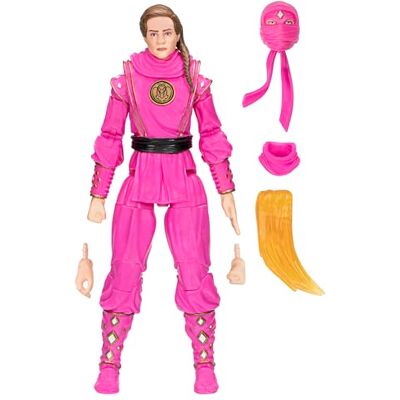 Hasbro Power Rangers x Cobra Kai Ligtning Collection Figuur Morphed Samantha LaRusso Pink Mantis Ranger 15 cm Hasbro Power Rangers x Cobra Kai Ligtning Collection Figuur Morphed Samantha LaRusso Pink Mantis Ranger 15 cm