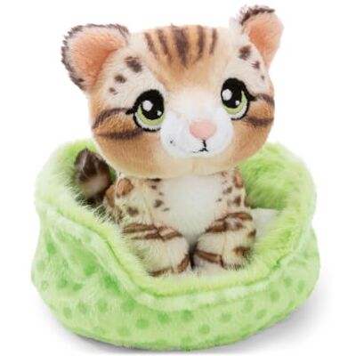 NICI Knuffeldier kat Bengaal in mand, 12 cm 63321 Zachte metgezel om te knuffelen, spelen en te verzamelen, geluksbrenger, leuk cadeau voor kinderen en volwassenen NICI Knuffeldier kat Bengaal in mand, 12 cm 63321 Zachte metgezel om te knuffelen, spelen en te verzamelen, geluksbrenger, leuk cadeau voor kinderen en volwassenen