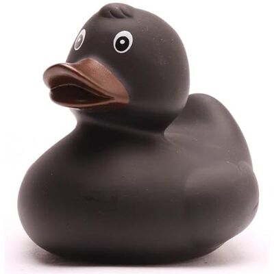 Duckshop Dutch Ducky badeend (zwarte badeend met gouden snavel) Duckshop Dutch Ducky badeend (zwarte badeend met gouden snavel)